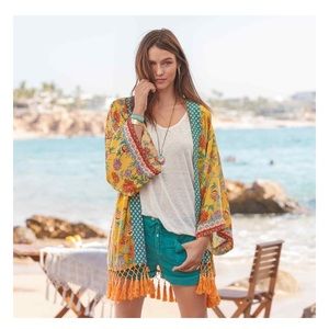 Sundance willow song kimono M NWT